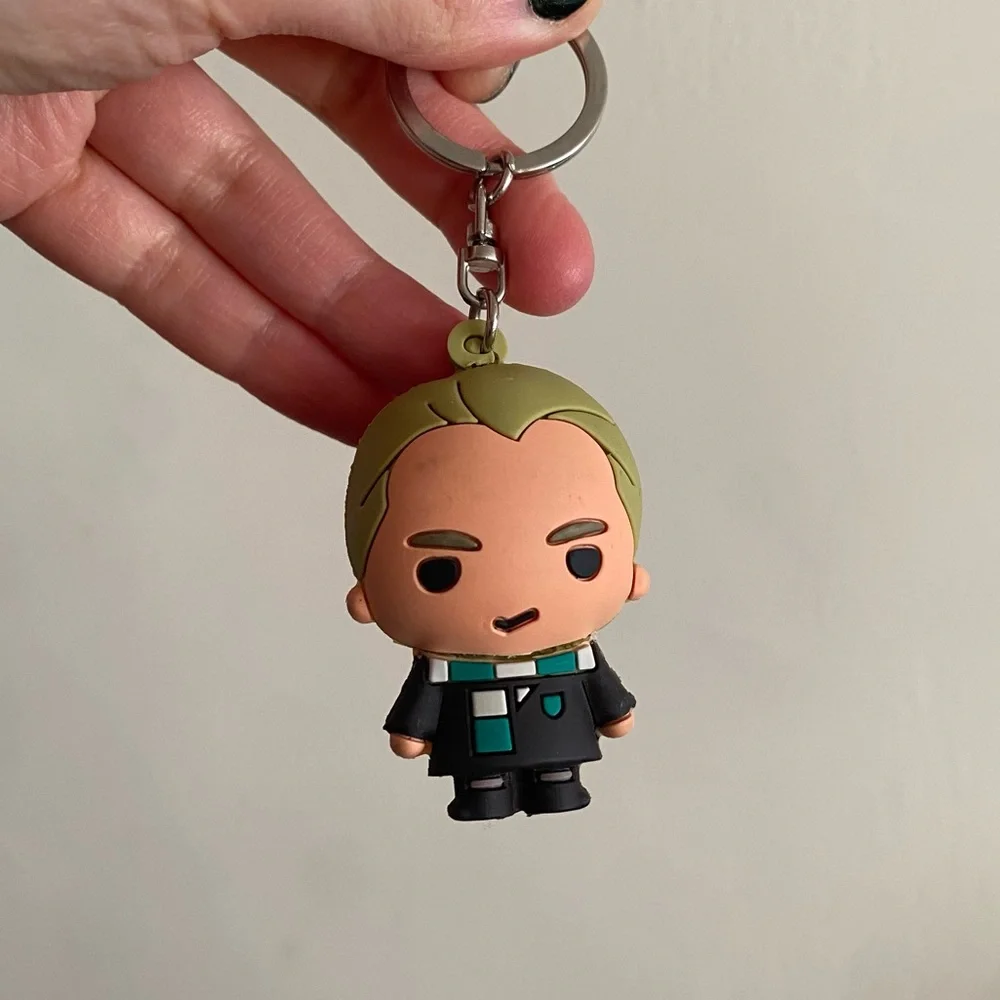 Harry Potter Slytherin Draco Malfoy Keyring
